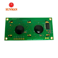 Pantalla LCD Sunman SMS0801B con Código de Segmentos, Punto Decimal de 8 Bits, 2.7~5.5V, Puerto Serie de Dos Cables, Bajo Consumo de Energía, Personalizable