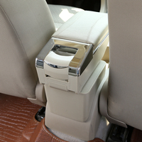 Boîte d'accoudoir de console de voiture, repose-bras réglable en hauteur, coussin de confort pour le coude, universel