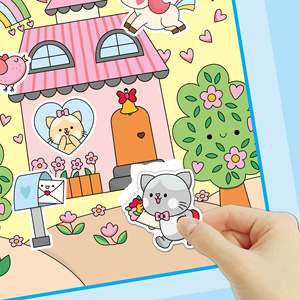 Hot Sale Benutzer definierte Mal bücher Kleinkind Aquarell Malbuch Verstecktes Bild - Product Image 4