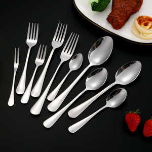 ชุดช้อนสแตนเลสขัดเงาเกรดอาหาร สำหรับร้านอาหาร โรงแรม ใช้สำหรับของหวาน - Product Image 2