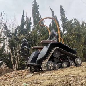 Silla de Ruedas todoterreno con orugas de goma, con motor de control remoto, atv utv, sistema triangular de orugas de goma - Product Image 3