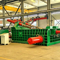 Compacteur de balles hydraulique en alliage métallique avec moteur - Presse horizontale pour le recyclage des déchets de fer, d'acier et d'aluminium