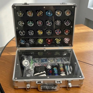 Étui portable en aluminium et acrylique transparent pour toupies, boîte de présentation et de collection, lanceur de combat et accessoires - Product Image 1