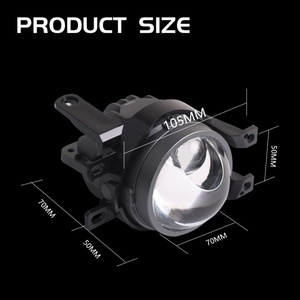 New F09 PRO Bi Led Fog Light 3 Inch 42-49w High Power Super Bright Auxiliary Lamp Fog Light Auto Lamp - Product Image 6