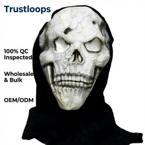 Maschera di Halloween a forma di <span class=keywords><strong>zombie</strong></span> personalizzata Trustloops, <span class=keywords><strong>horror</strong></span> 3D in PVC, colore personalizzato, MOQ basso, supporto OEM ODM e campioni - Product Image 1