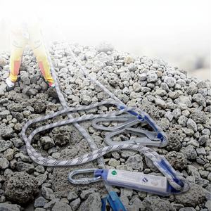 <b>Outdoor</b> Fall Prevention Equipment Safety Rope 14mm Working Positioning Lanyard Super <b>Hooks</b> Open 11cm - Product Image 1