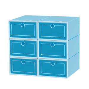 Clothing Organizer <b>Storage</b> <b>Box</b> Transparent <b>Stackable</b> With Lid Rectangle Desktop Bedroom Use - Product Image 4