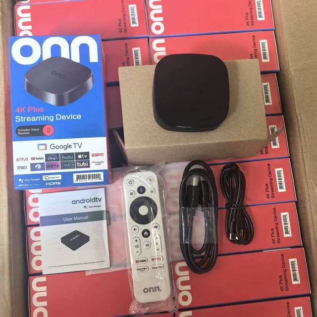 Factory Wholesale Onn H96Max S905L3 4K Plus Android 14 Quad Core TV Box Smart Set Top Box Streaming Player 5G WiFi Voice Remote