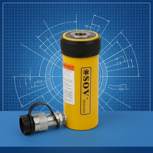 Cilindro Hidráulico de Pistón Hueco de Acción Simple ENERPAC Same 13T RCH-123 de Acero, 700BAR/10000PSI, 8-10 Años de Uso - Product Image 1