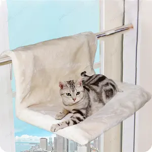 Grosir kucing bertengger ambang jendela-Tempat Tidur Kucing Radiator Jendela Dapat Dilepas, Tempat Tidur Gantung Hewan Peliharaan, Tempat Tidur Gantung Kucing Nyaman Kursi Hewan Peliharaan