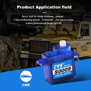 الصين مصنع بيع مباشر 9g Mini مضاعفات الحديد الأساسية والعتاد البلاستيك التناظرية التحكم عن بعد استخدام المحرك في أجهزة مؤازرة - Product Image 4