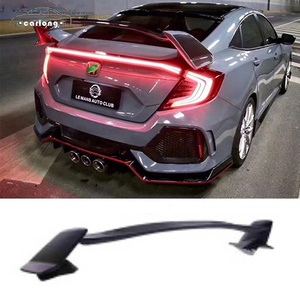 Bộ body kit xe hơi, cản trước, cản sau, ốp sườn, cánh gió và lưới tản nhiệt kiểu dáng <span class=keywords><strong>Typer</strong></span> dành cho Honda Civic 2016-2020 - Product Image 6