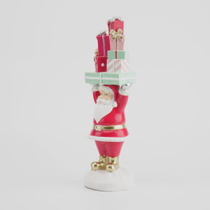 Cadeaux de Noël festifs, artisanat en résine 3D, 'Le Chef et l'Homme en pain d'épices', boîte-cadeau en forme de tête, cadeau promotionnel de Noël en dessin animé - Product Image 1