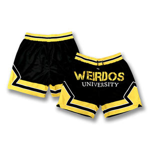 Pantalones cortos de baloncesto personalizados diseño retro ropa de calle malla poliéster sublimación hombres pantalones cortos de baloncesto - Product Image 1