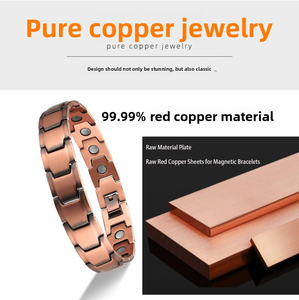 <span class=keywords><strong>Bracciale</strong></span> Magnetico in Rame <span class=keywords><strong>con</strong></span> Magneti Completi, Gioielli Terapeutici per la Salute, Braccialetti Charm alla Moda - Product Image 5