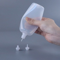 Flacons compte-gouttes en LDPE de 3 ml, 5 ml, 10 ml, 15 ml, 20 ml, 30 ml, 50 ml, 60 ml, 100 ml, 120 ml, flacons en plastique compressibles vides pour gouttes oculaires et huiles essentielles
