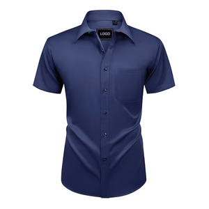 Short Sleeve Dress Shirt - Royal Blue Men's Shirt - 2024 Style Short Sleeve Dress Shirt - Royal Blue Men's Shirt - 2024 Style