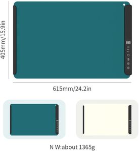 Rollable Smart Rectangle Modern Eco-Friendly Food Warming <b>Mat</b> Fast Heating <b>Silicone</b> Tray Electric Warming Pad 4 Level - Product Image 3