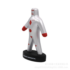 <b>Dummies</b> Unlimited Inc. PU Stress Relief Doll With Base High Rebound Fidget Toy For Adults Unisex - Product Image 4