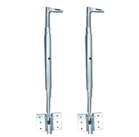 Étai de coffrage réglable en aluminium pour murs et colonnes, jaune et blanc, zingué, type Push Pull