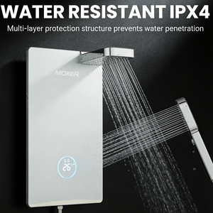 Scaldabagno Elettrico Istantaneo Intelligente 110V 5500W Senza Serbatoio, Caldaia Elettrica con LED, Scocca in Plastica, Controllo Touch, per Uso Domestico, Garage, Camper - Product Image 5