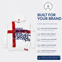 Sweat-shirts à capuche blancs pour hommes, surdimensionnés, imprimés graphiques, streetwear, logo personnalisé, fabricant de vêtements OEM ODM, marque privée