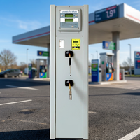 G5 Gonfleur de pneus électrique numérique à monnayeur avec lecteur de carte en libre-service IP66, avec enrouleur de tuyau d'arrosage et compresseur d'air intégré