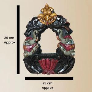 Stylish Mango Wood Parrot <b>Key</b> Rack – Decorative Parrot <b>Key</b> Rack – Solid Mango Wood <b>Wall</b> Organizer with <b>Hooks</b> - Product Image 2