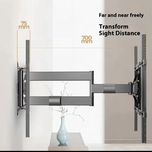 NB SP2 <span class=keywords><strong>Support</strong></span> mural à <span class=keywords><strong>bras</strong></span> long pour téléviseur 65-86 pouces <span class=keywords><strong>Support</strong></span> télescopique en acier et métal Rotation à 90 degrés Supports pour téléviseur à gauche Chariots - Product Image 4
