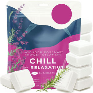 OEM 14 ou 7 comprimés d'ingrédients naturels et d'huile de lavande pure <span class=keywords><strong>cube</strong></span> carré d'aromathérapie vapeurs de douche - Product Image 4
