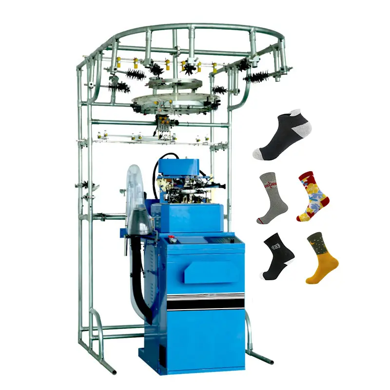 3.5 diameter 200 needles automatic intelligent integrated sock knitting machine for plain socks