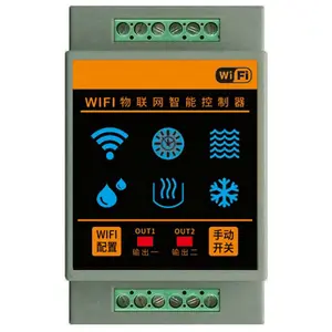 Capteur de niveau d'eau intelligent pour maison Contrôleur WIFI Alarme de fuite et d'inondation Système de détection de débit de réservoir de vape de natation Protection contre les fuites