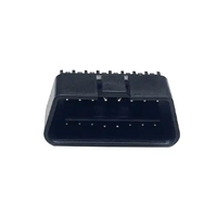 Conector OBD J1962 de 16 Pines, Color Negro, Macho, Adaptador OBD2 para Dispositivos OBDII ST-SOM-007A para SETOCONT