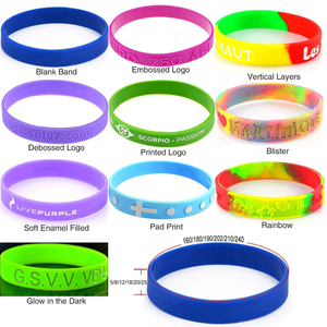 <b>Custom</b> Sport Silicone Wristband Durable Non-Toxic Bracelet for Back to School Promotional Events and Gifts - Product Image 6