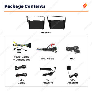 MEKEDE Autoradio <span class=keywords><strong>Musique</strong></span> Android Lecteur Multimédia Système de Navigation GPS Écran Tactile 8core 6 + 128GB pour VW Golf 7 - Product Image 3