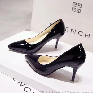 Women's Summer High Heel Pumps New Design Transparent Patent Leather Upper Stiletto <b>Sandals</b> Pure Color - Product Image 1