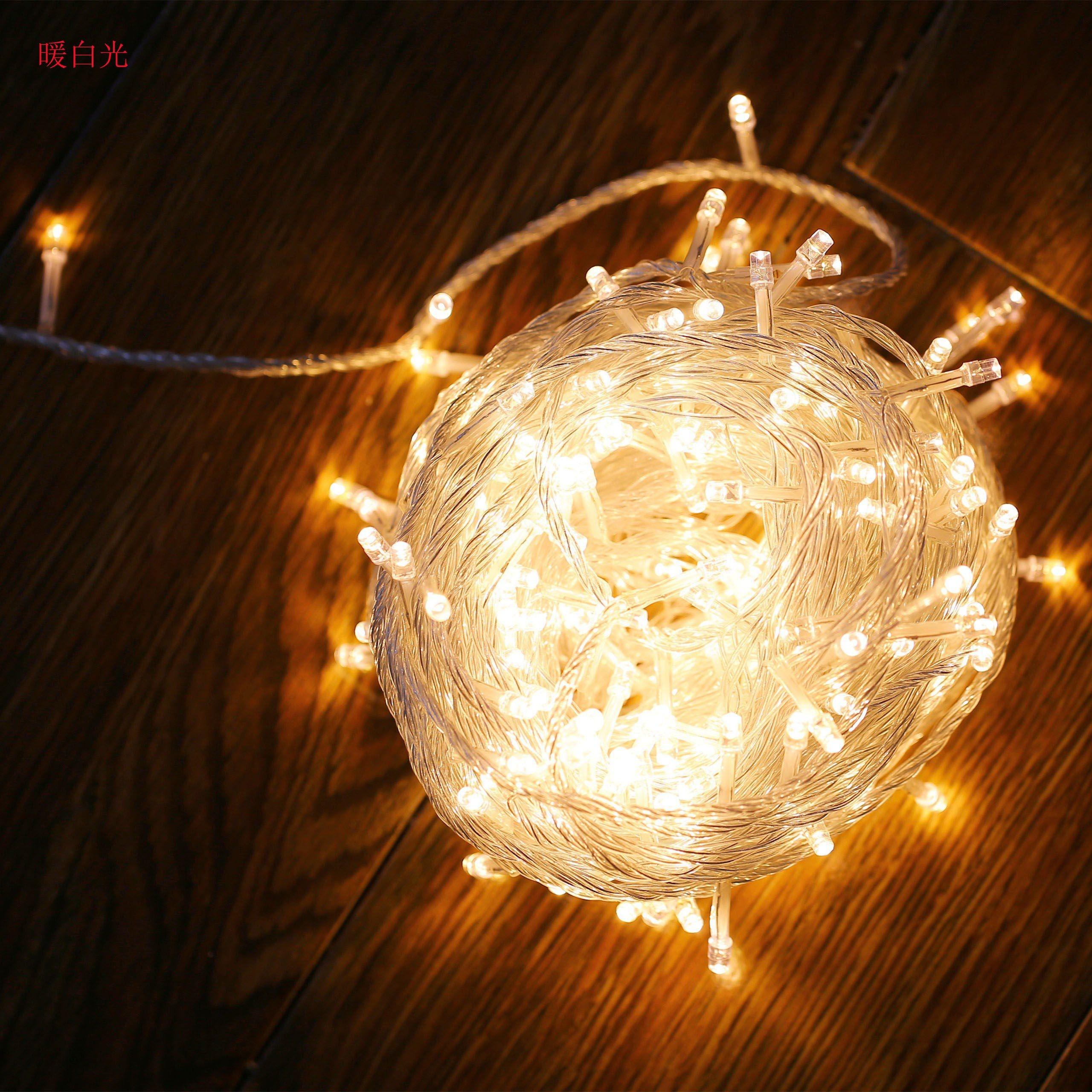 BROWN BEAR TAIKOO Outdoor Waterproof LED Christmas String Lights - 8 Modes, IP65, 100000 Hours