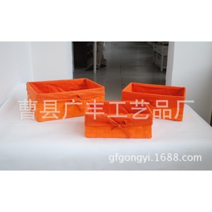 <b>Storage</b> <b>Baskets</b> Rectangle Green Non Woven Fabric Toy Organizer <b>Large</b> Medium Small Sizes - Product Image 3