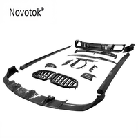 Kits de carrosserie en fibre de carbone de haute qualité style Larte Design pour BMW X6M F96 2019-2023 : Lame avant, jupes latérales, diffuseur arrière, calandre, capot
