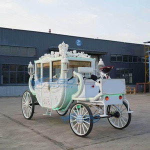 Promotion à Durée Limitée : Carrosse Électrique Royal Blanc Pur avec Bandes Lumineuses Décoratives, Haute Performance, Certifié CE - Product Image 3