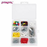 Kit d'Assortiment d'Outils et de Quincaillerie Quotidiens pour la Maison, Divers Accessoires de Fixation, Boîte de Rangement en Plastique pour la Rénovation Domestique et les Travaux Manuels