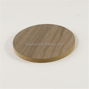 Plaques rondes de gravure laser vierges sous-verre de tasse à boire, plateaux de base de cercle en bois <span class=keywords><strong>pour</strong></span> bricolage, décoration, <span class=keywords><strong>cuisine</strong></span> - Product Image 4