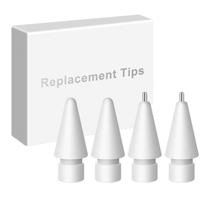 Paquete de 4 Puntas de Repuesto para Lápiz Óptico Compatibles <span class=keywords><strong>con</strong></span> <span class=keywords><strong>Apple</strong></span> <span class=keywords><strong>Pencil</strong></span> de 1.ª y 2.ª Generación, Puntas para <span class=keywords><strong>iPad</strong></span> <span class=keywords><strong>Pro</strong></span> - Product Image 1