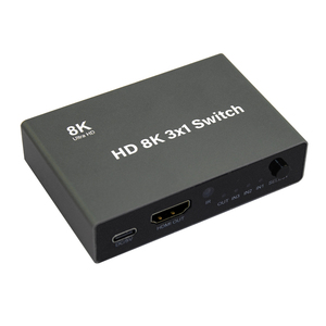 For <strong>HDMI</strong> <strong>2</strong>.1 <strong>Switcher</strong> 8K 60Hz 3-in-1 Out Video Splitters &amp; Converters IR Remote Supports LPCMDTS Dolby Digital Dolby TrueHD - Product Image 2