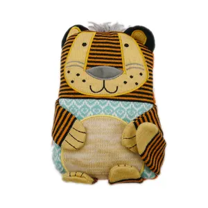 china hot sales Pure cotton Cartoon lion cover microwavable heat pack hottie keep warming for winter