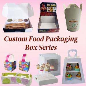 Envases de Papel Desechables Biodegradables de Grado Alimenticio con Recubrimiento UV <span class=keywords><strong>para</strong></span> <span class=keywords><strong>Churros</strong></span> Calientes y Sushi, Tamaño Personalizado - Product Image 3