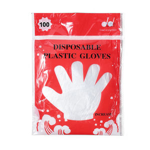 Gants jetables en PE colorés pour usage domestique, imperméables, résistants aux fumées et aux huiles, gants transparents à la mode - Product Image 4