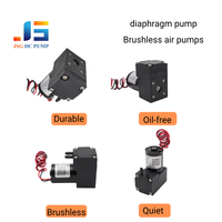 Compresseur d'air manuel à diaphragme 24V pour impression numérique à jet d'encre, avec moteur électrique et pompe à vide