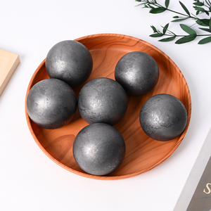 New Product Natural Stones and <b>Crystal</b> Wholesale Bulk Shungite Sphere <b>Ball</b> <b>Crystal</b> Spheres for Decor - Product Image 1
