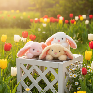 Peluche di Coniglio Soffice Personalizzato all'Ingrosso, Giocattoli di Alta Qualità per Compagni di Sonno, Piccoli Peluche per Regali ai Bambini - Product Image 3